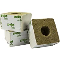 1 x Grodan Delta 10 cm x 10 cm x 6-5 cm- gran agujero en diferentes cantidades- incluye fertilizante Cultivalley Wuchs…